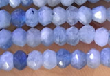 CRB2222 15.5 inches 2*3mm faceted rondelle aquamarine beads