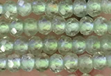 CRB2227 15.5 inches 2*3mm faceted rondelle prehnite beads