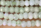 CRB2229 15.5 inches 2*3mm faceted rondelle prehnite beads