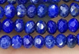 CRB2241 15.5 inches 2*3mm faceted rondelle lapis lazuli beads