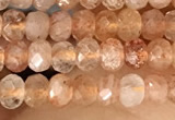 CRB2243 15.5 inches 2*3mm faceted rondelle golden sunstone beads