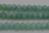 CRB226 15.5 inches 2.5*4mm faceted rondelle amazonite beads