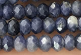 CRB2268 15.5 inches 3*4mm faceted rondelle sapphire beads