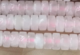 CRB2550 15.5 inches 2*4mm heishi rose quartz beads wholesale