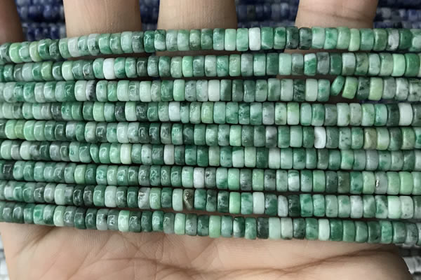 CRB2562 15.5 inches 2*4mm heishi Qinghai jade beads wholesale