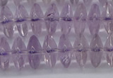 CRB262 15.5 inches 5*12mm rondelle amethyst gemstone beads