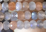 CRB2621 15.5 inches 3*4mm faceted rondelle moonstone beads