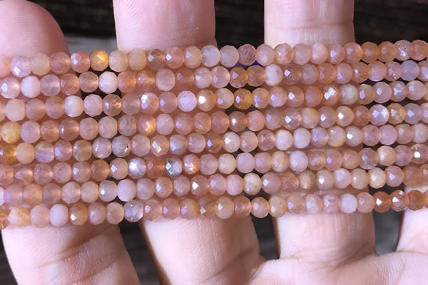 CRB2625 15.5 inches 2*3mm faceted rondelle moonstone beads