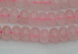 CRB2800 15.5 inches 4*6mm rondelle rose quartz beads wholesale