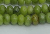 CRB2837 15.5 inches 6*10mm rondelle Chinese chrysoprase beads