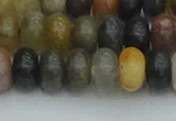 CRB2847 15.5 inches 6*10mm rondelle fancy jasper beads wholesale