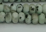 CRB2851 15.5 inches 5*8mm rondelle sesame jasper beads