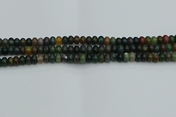 CRB2866 15.5 inches 5*8mm rondelle Indian agate beads