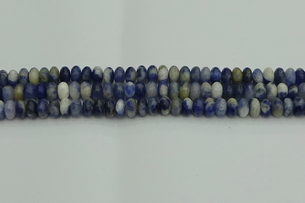 CRB2881 15.5 inches 5*8mm rondelle sodalite beads wholesale