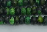 CRB2895 15.5 inches 4*6mm rondelle chrysocolla beads wholesale