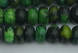 CRB2897 15.5 inches 6*10mm rondelle chrysocolla beads wholesale