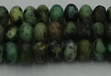 CRB2900 15.5 inches 4*6mm rondelle African turquoise beads