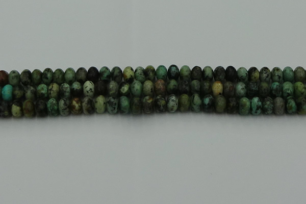 CRB2901 15.5 inches 5*8mm rondelle African turquoise beads