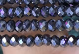 CRB3131 15.5 inches 2*3mm faceted rondelle tiny terahertz beads