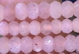 CRB3142 15.5 inches 2.5*4mm faceted rondelle tiny moonstone beads