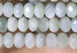 CRB3166 15.5 inches 2.5*4mm faceted rondelle tiny jade beads