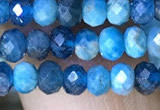 CRB3175 15.5 inches 2.5*4mm faceted rondelle tiny apatite beads