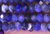 CRB3176 15.5 inches 2.5*4mm faceted rondelle tiny sodalite beads