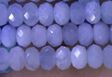 CRB3185 15.5 inches 3*5mm faceted rondelle tiny aquamarine beads