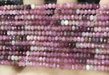 CRB3201 15.5 inches 2*3.5mm faceted rondelle tourmaline beads