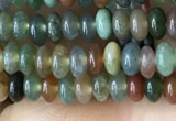 CRB4009 15.5 inches 2.5*4.5mm rondelle Indian agate beads wholesale