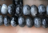 CRB4035 15.5 inches 4*6mm rondelle black labradorite beads wholesale