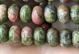 CRB4037 15.5 inches 4*6mm rondelle unakite beads wholesale