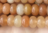 CRB4040 15.5 inches 4*6mm rondelle red aventurine beads wholesale