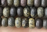 CRB4054 15.5 inches 4*6mm rondelle artistic jasper beads wholesale