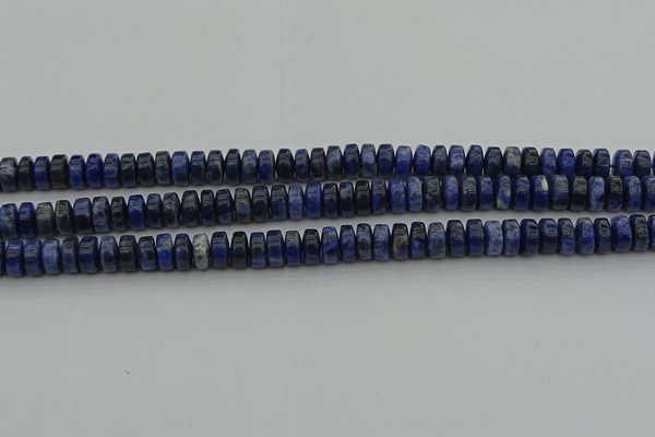 CRB429 15.5 inches 5*8mm rondelle sodalite gemstone beads