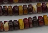 CRB433 15.5 inches 5*8mm rondelle mookaite gemstone beads