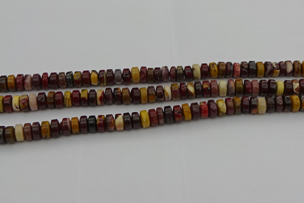 CRB433 15.5 inches 5*8mm rondelle mookaite gemstone beads