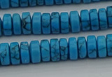 CRB440 15.5 inches 5*8mm rondelle turquoise beads wholesale