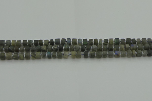 CRB481 15.5 inches 4*6mm tyre labradorite gemstone beads