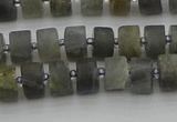 CRB482 15.5 inches 5*8mm tyre labradorite gemstone beads