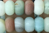 CRB5020 15.5 inches 4*6mm rondelle matte amazonite beads wholesale