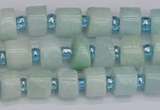 CRB530 15.5 inches 5*8mm tyre Chinese amazonite beads wholesale