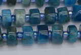 CRB536 15.5 inches 5*8mm tyre apatite gemstone beads wholesale