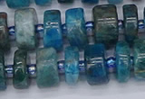 CRB538 15.5 inches 6*12mm tyre apatite gemstone beads wholesale