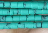 CRB5523 15 inches 2*2mm heishi synthetic turquoise beads wholesale