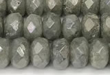 CRB5708 15 inches 5*8mm faceted rondelle AB-color labradorite beads