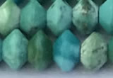 CRB5747 15 inches 2*3mm faceted turquoise beads