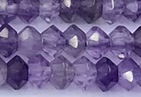 CRB5752 15 inches 2*3mm faceted amethyst beads