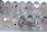 CRB5782 15 inches 5*8mm faceted rondelle quartz beads