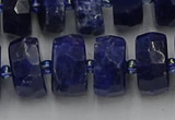 CRB584 15.5 inches 8*16mm faceted rondelle sodalite beads